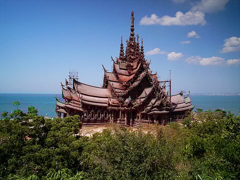 The Sanctuary of Truth is an ode to Thai temple architecture
